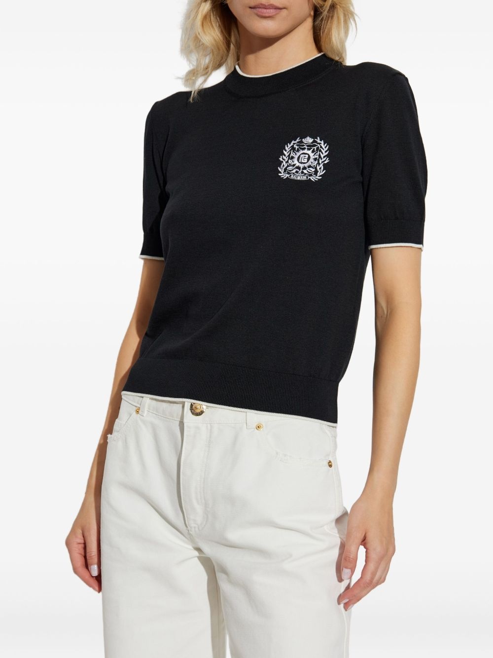 ribbed T-shirt - 3