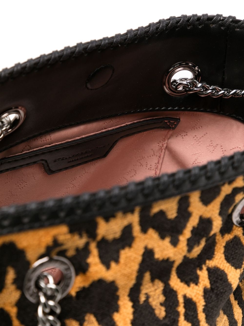 eco leopard bucket bag - 5