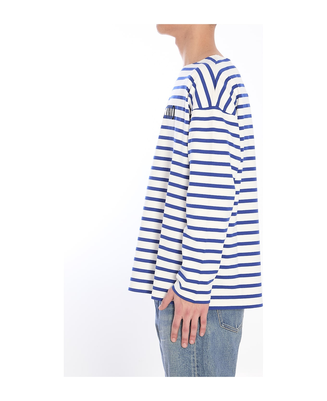 Striped Chez Valentino T-shirt - 3