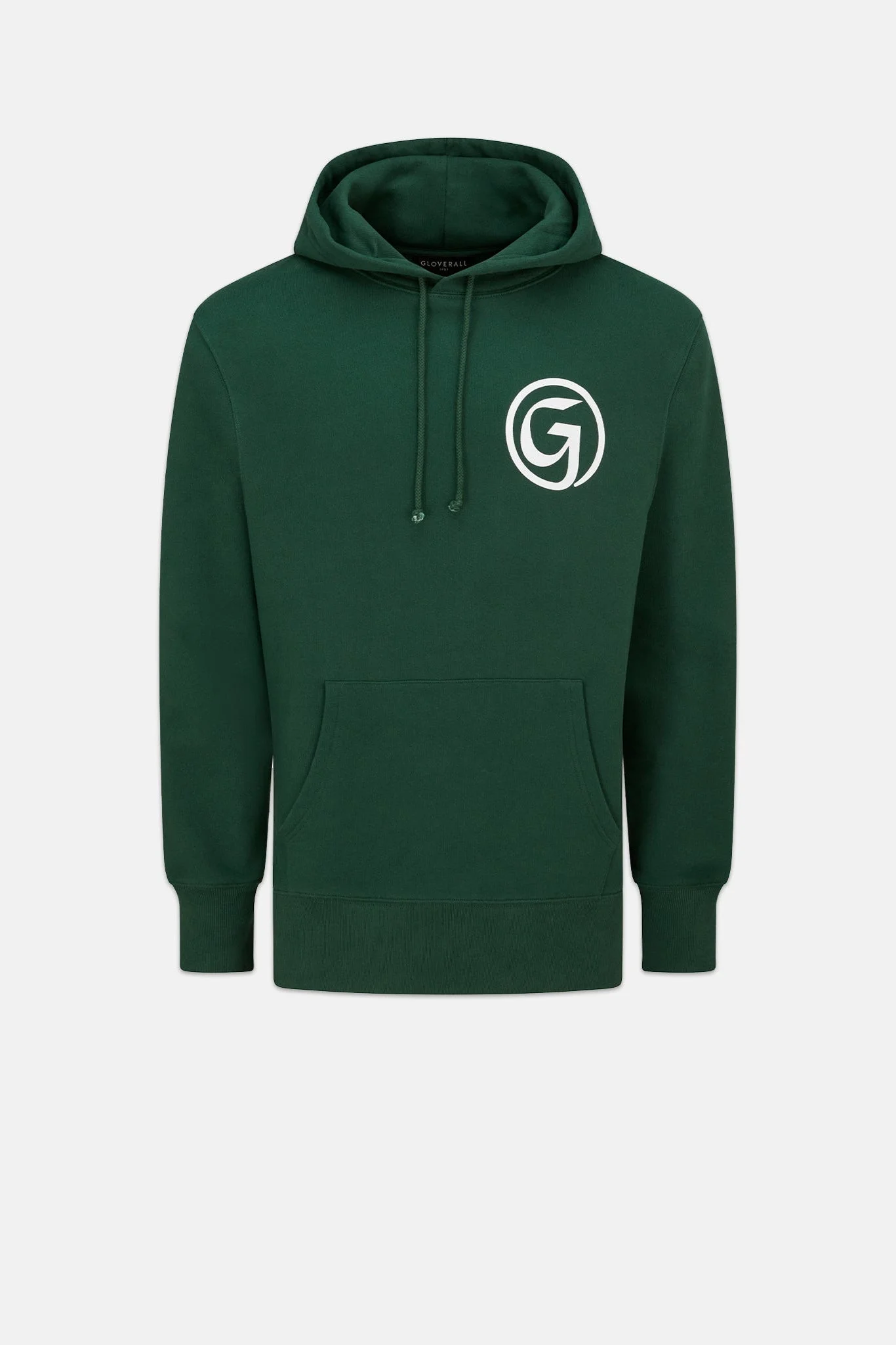 Unisex 'G' Print Hoodie Green - 1