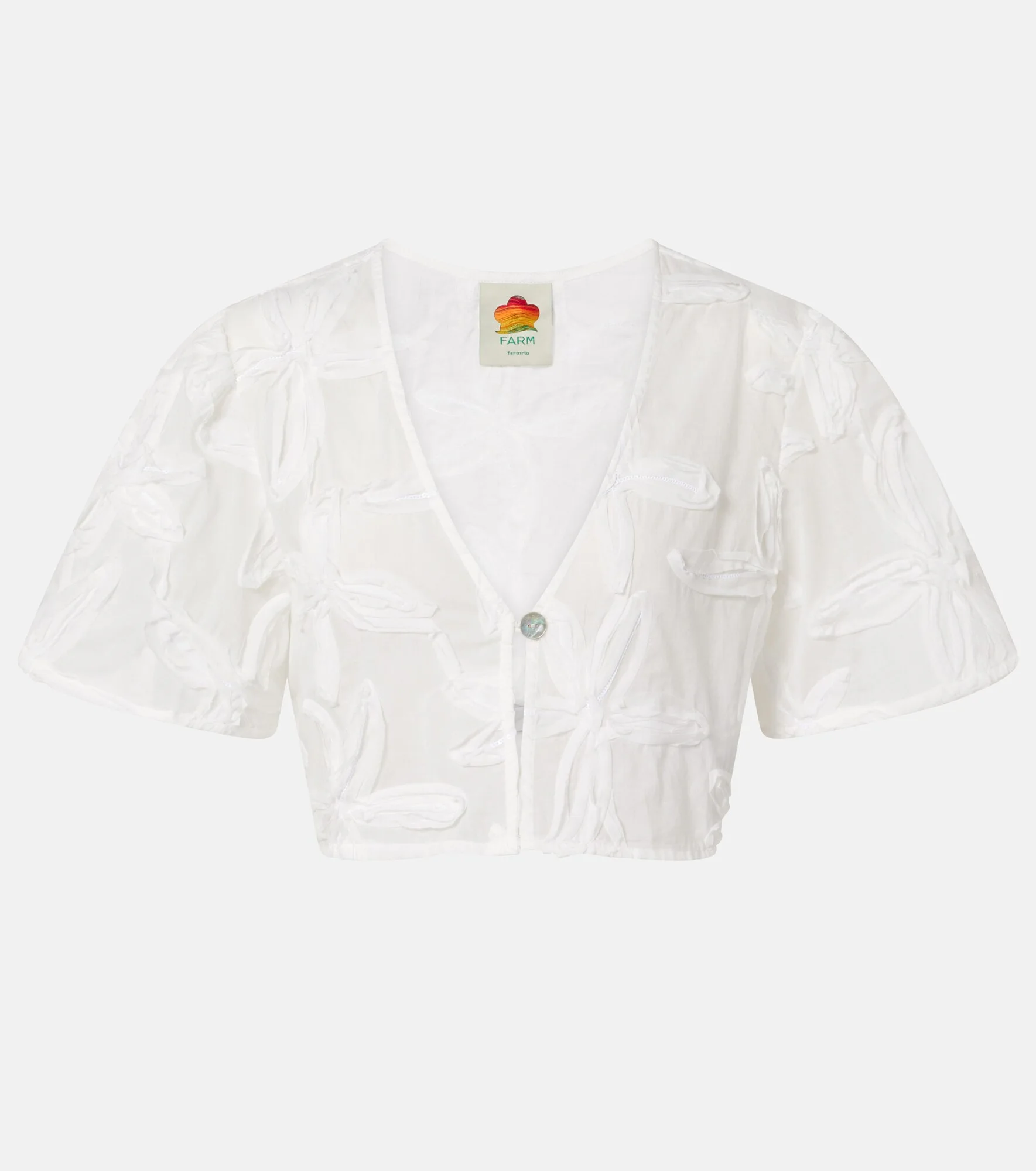 Coast Shell cotton crop top - 1