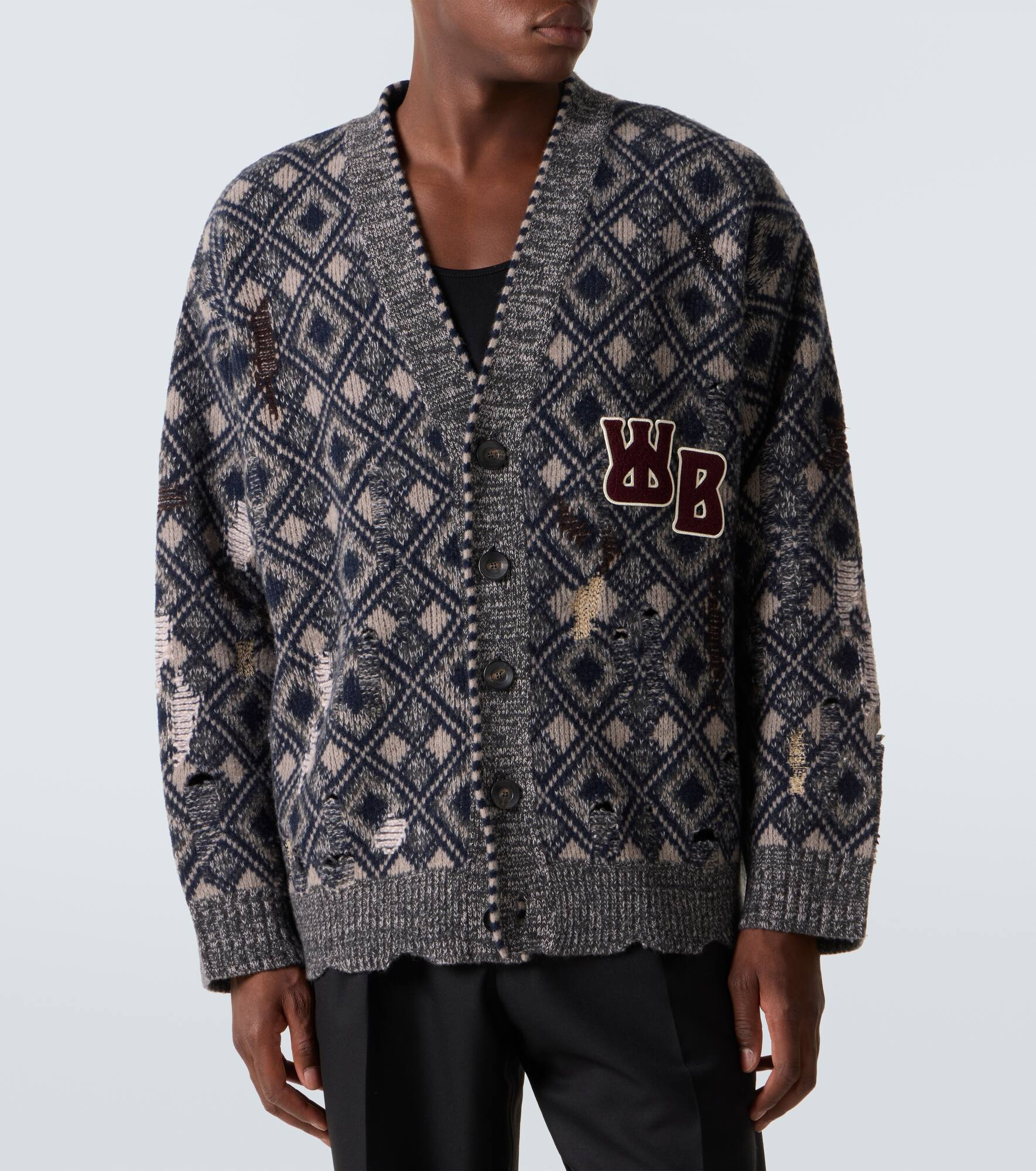 Sibling oversized wool cardigan - 3