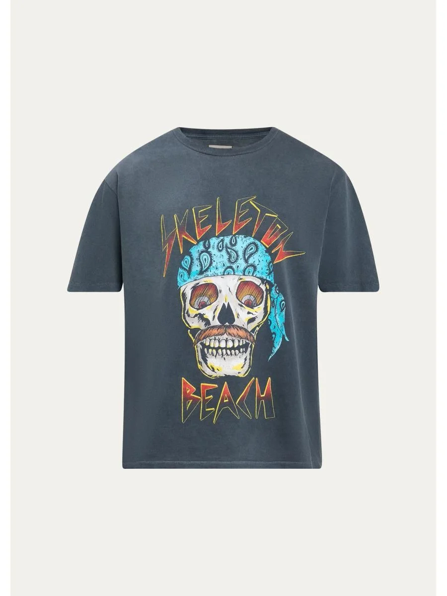 Men's Skeleton Beach Faded Jersey T-Shirt - 1