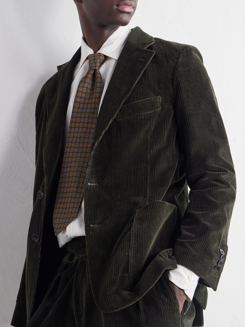 Darted Cotton-Corduroy Suit Jacket 5