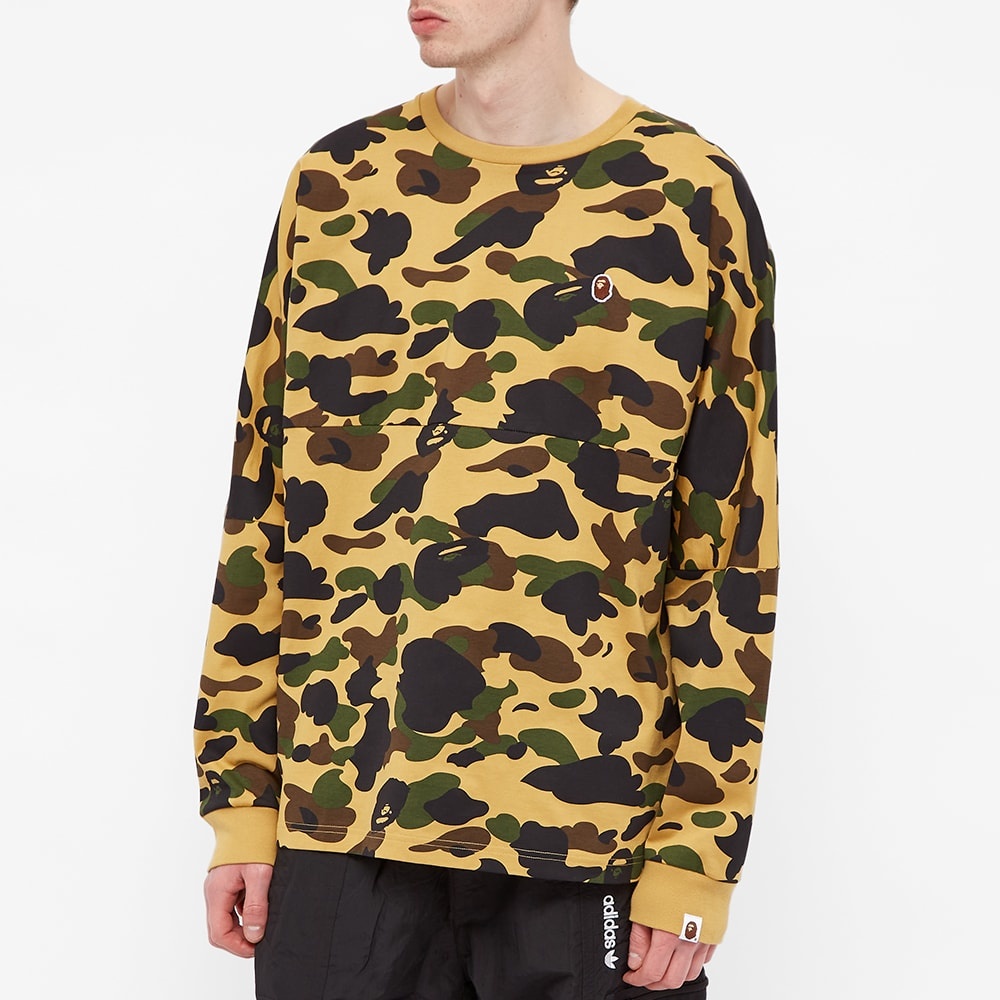 A Bathing Ape Long Sleeve 1st Camo Relaxed Tee - 5