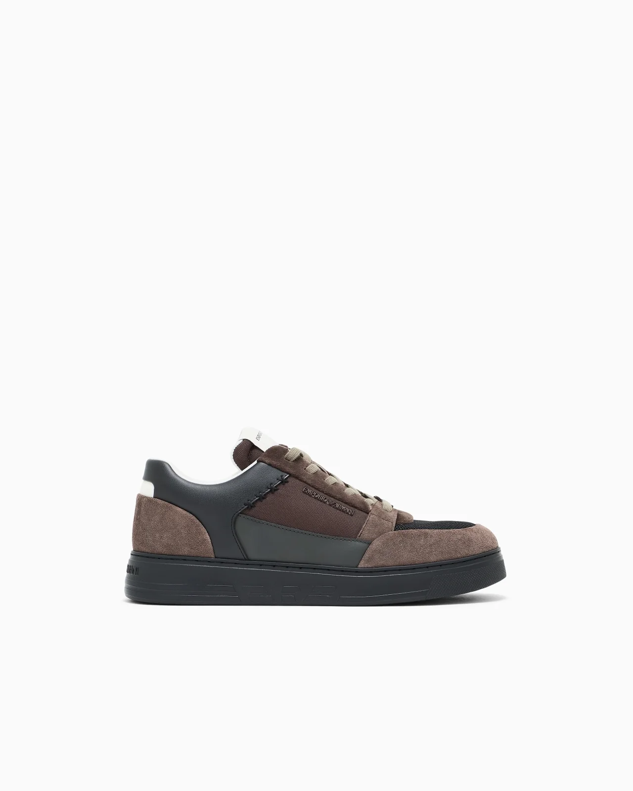 SNEAKERS LOW-TOP WITH SUEDE AND MESH UPPER AND RUBBER SOLE - 1