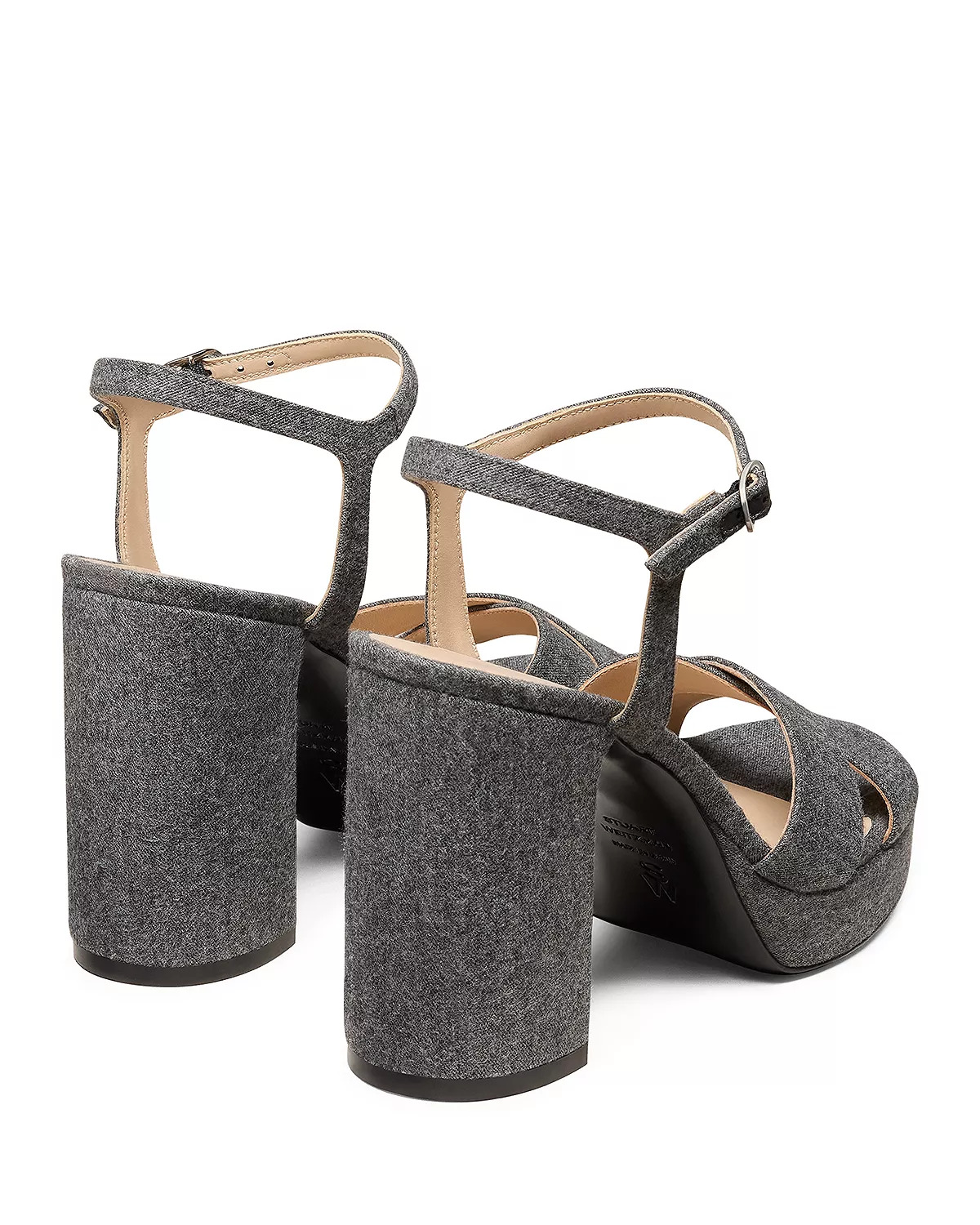 Women's Dayna Velvet Platform Sandals - 4