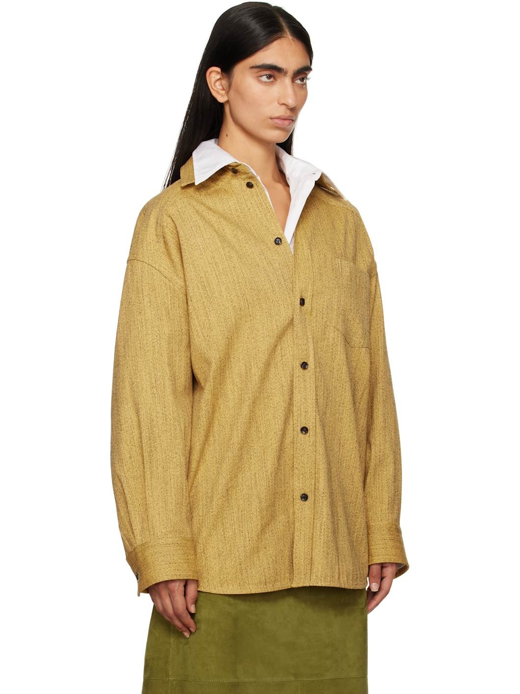 Yellow Light Cotton Frise Shirt - 2
