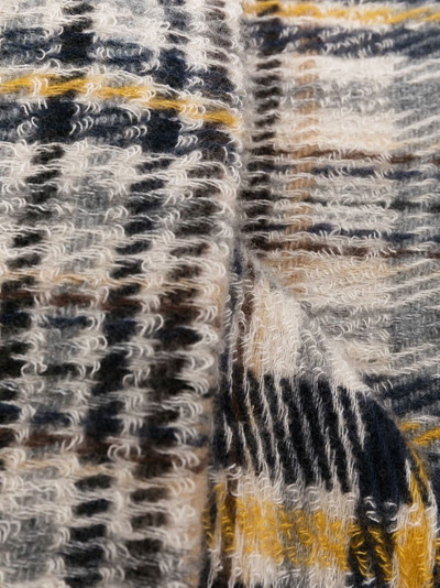 Faliero Sarti checked knitted scarf outlook