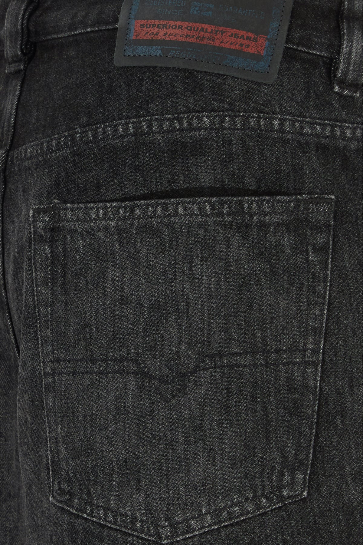 Black denim jeans - 3