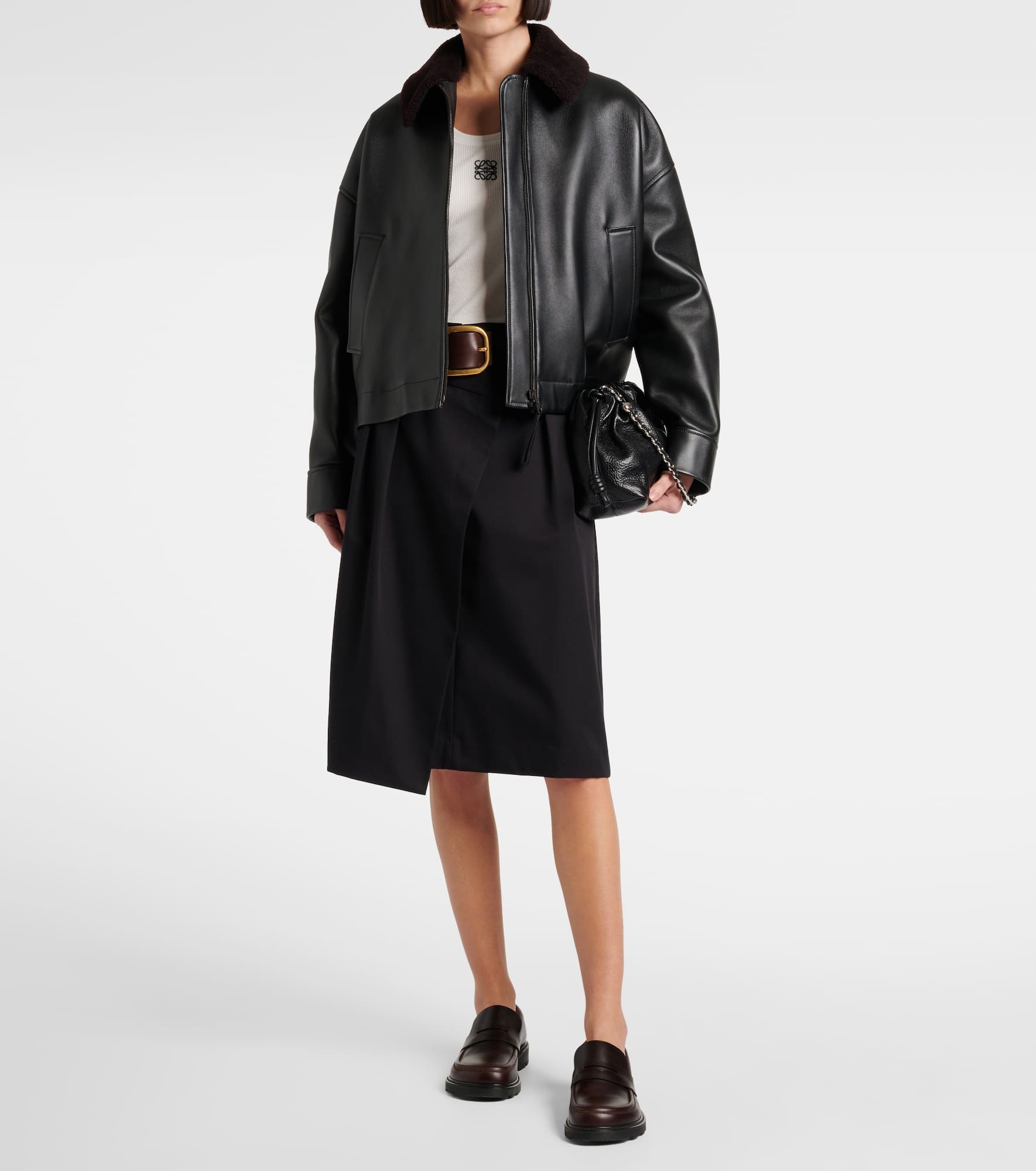 Loewe Leather jacket | mytheresa | REVERSIBLE