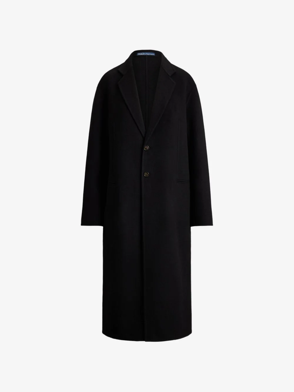 single-breasted wool coat - 1