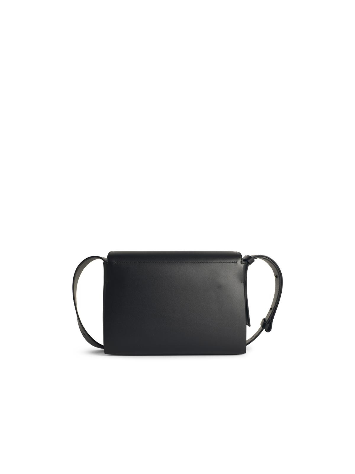 Jil Sander Small 'Messenger' Black Leather Bag Women - 3