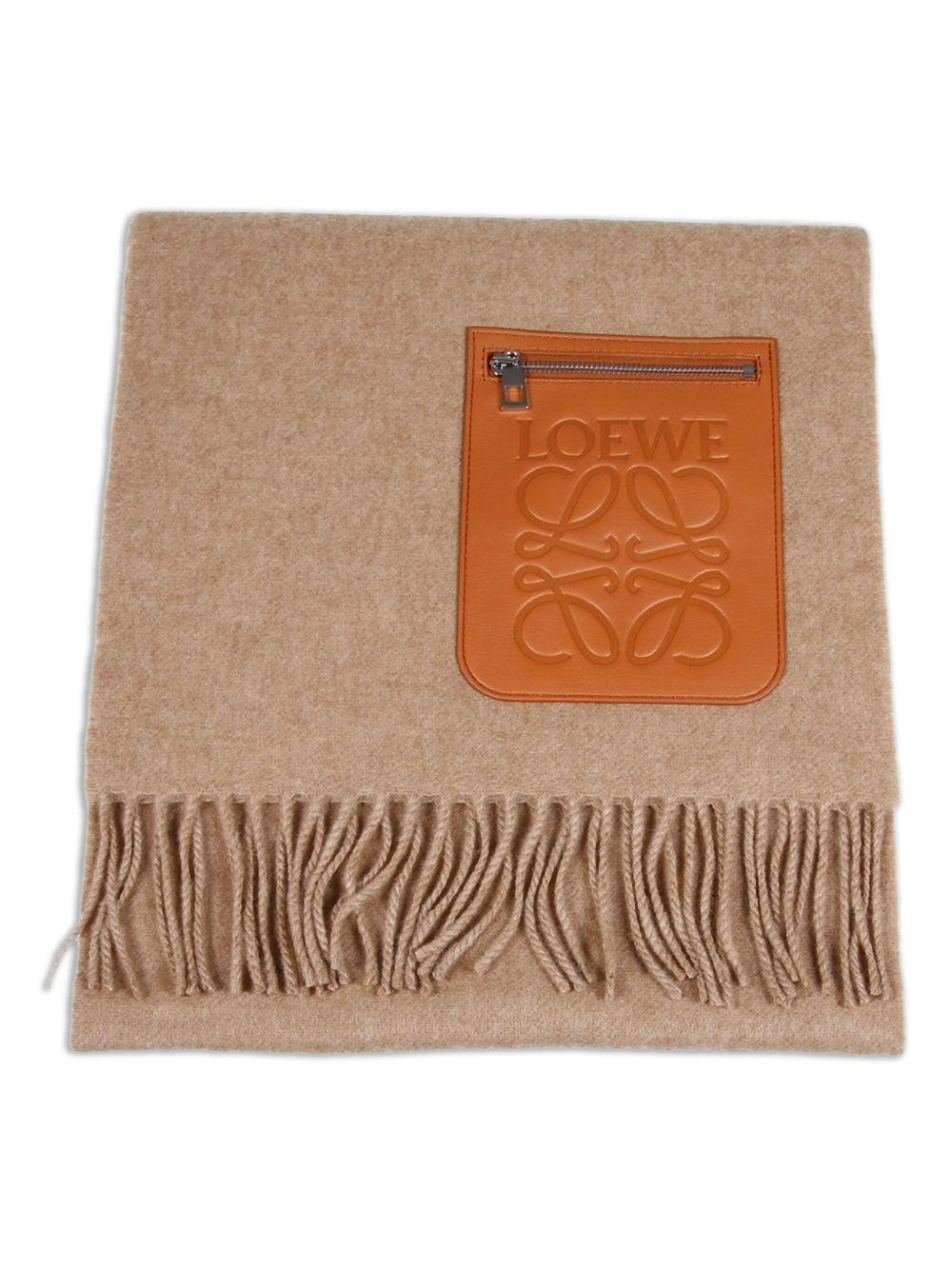 Wool and cashmere scarf - 1