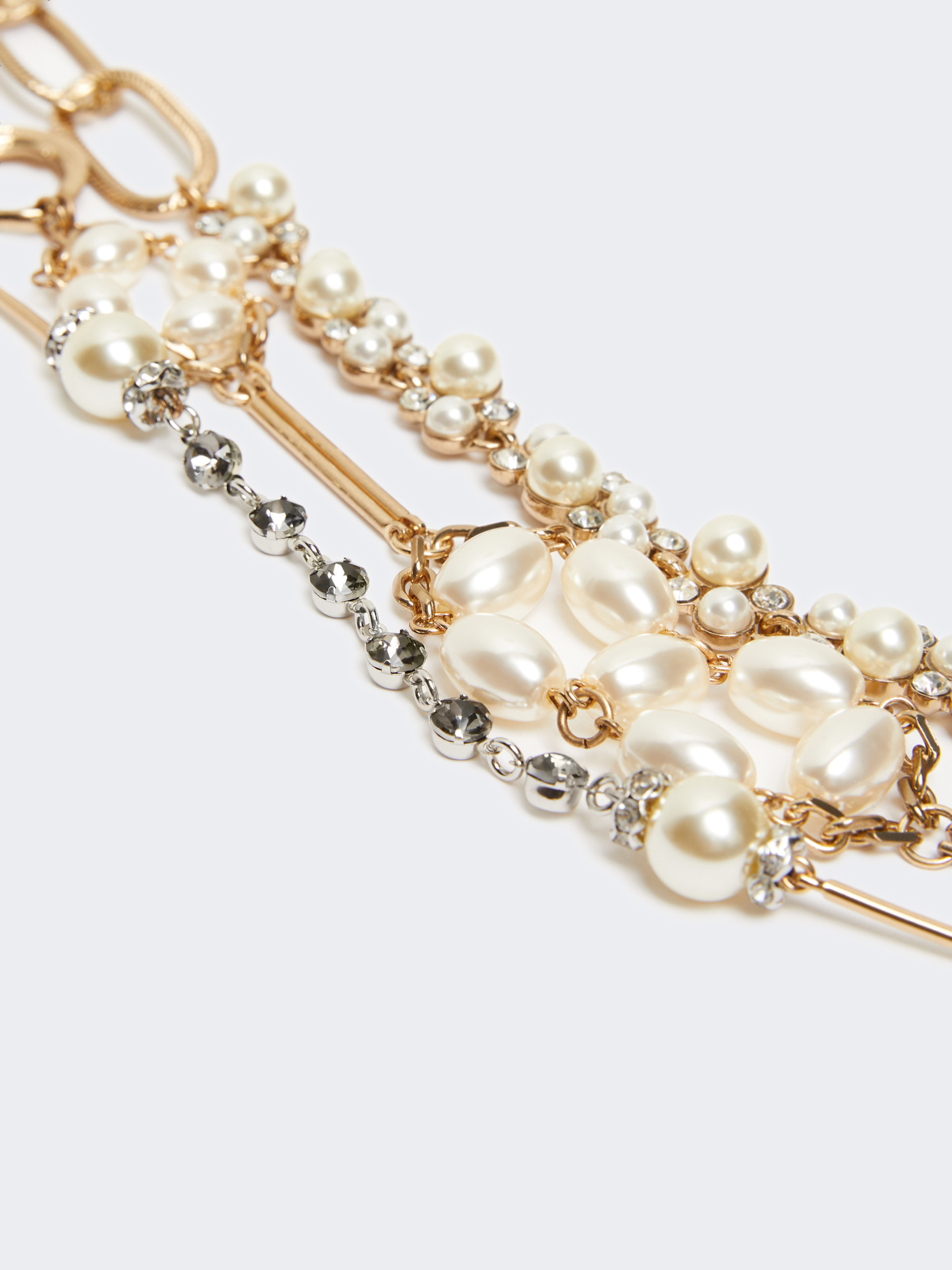 JABOT Multistrand necklace with pearls - 2