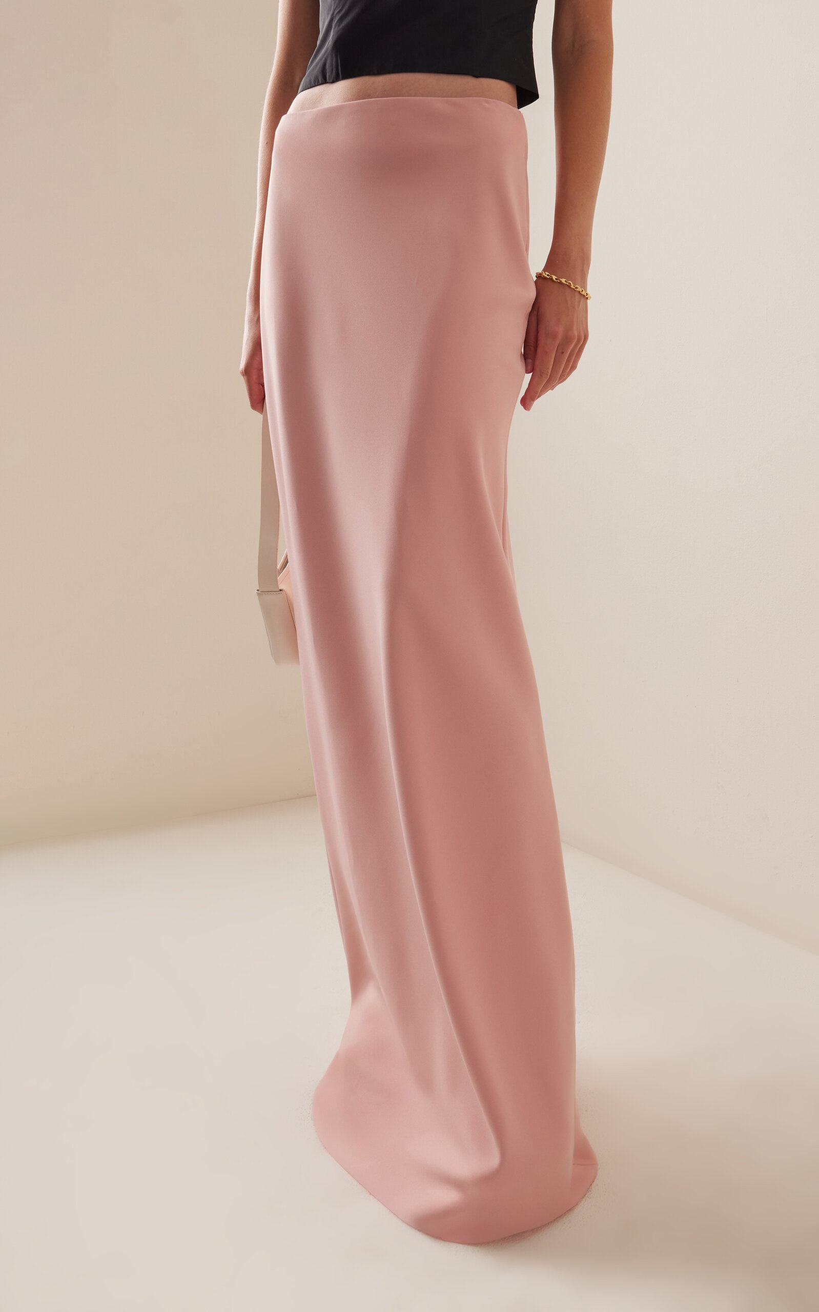 Jolene Crepe Maxi Skirt pink - 3