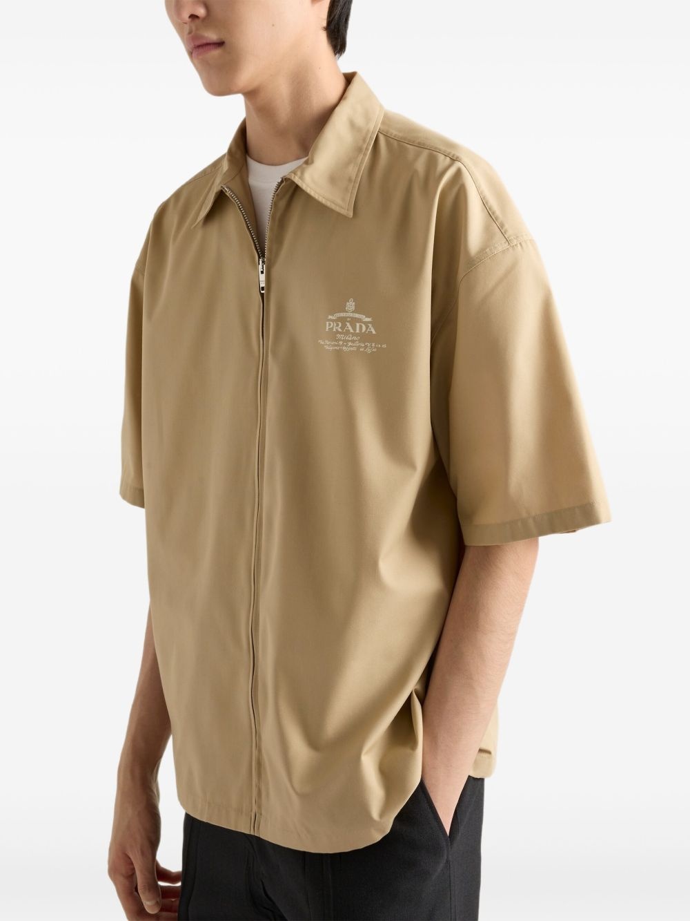 logo-print shirt - 4