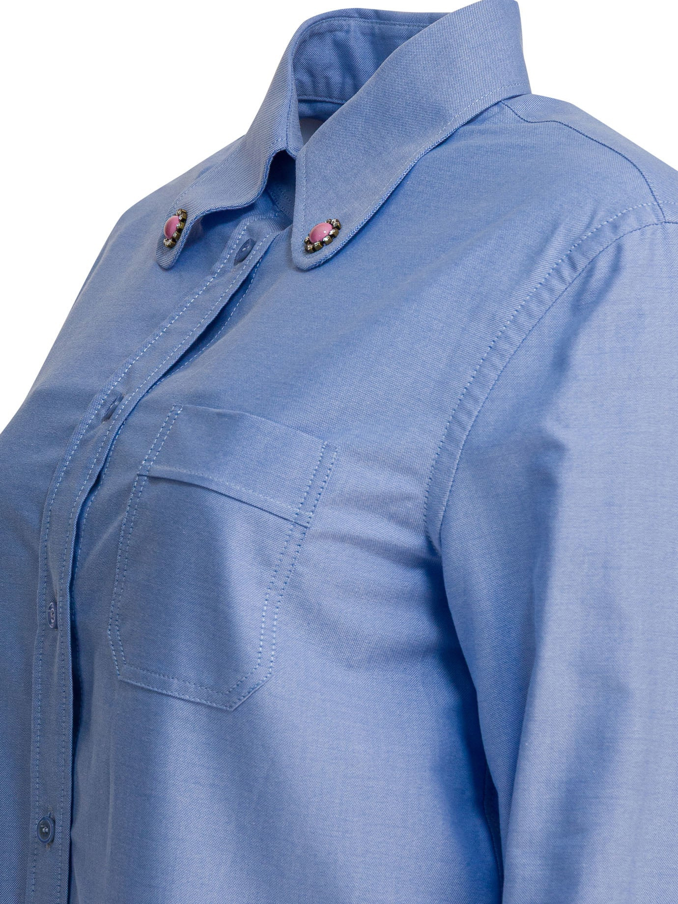 Valentino Shirt With Embellished Collar - 4