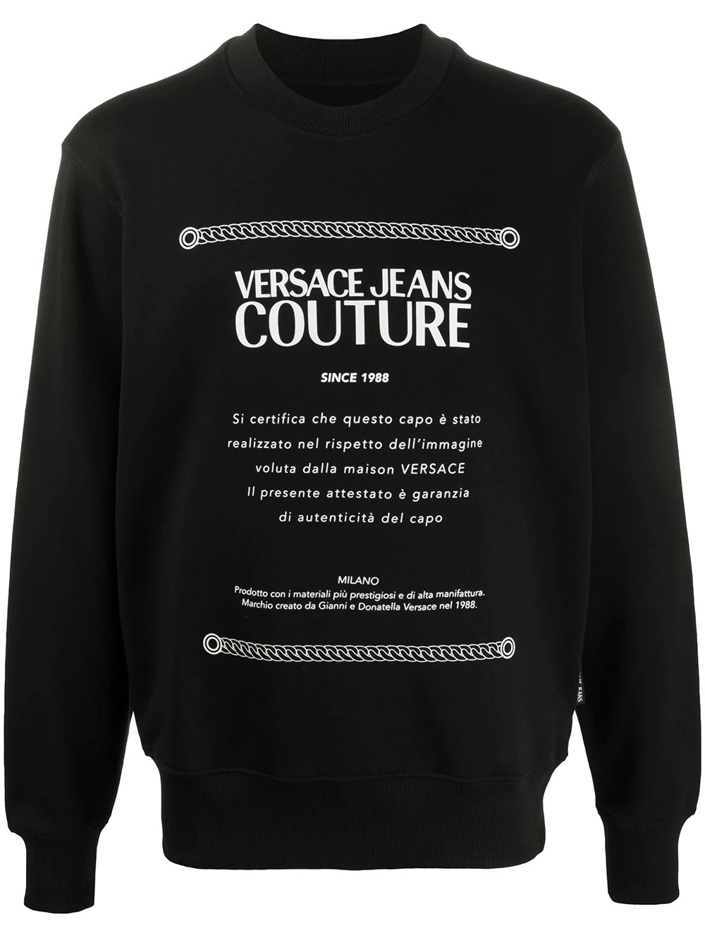 logo-print sweatshirt - 1