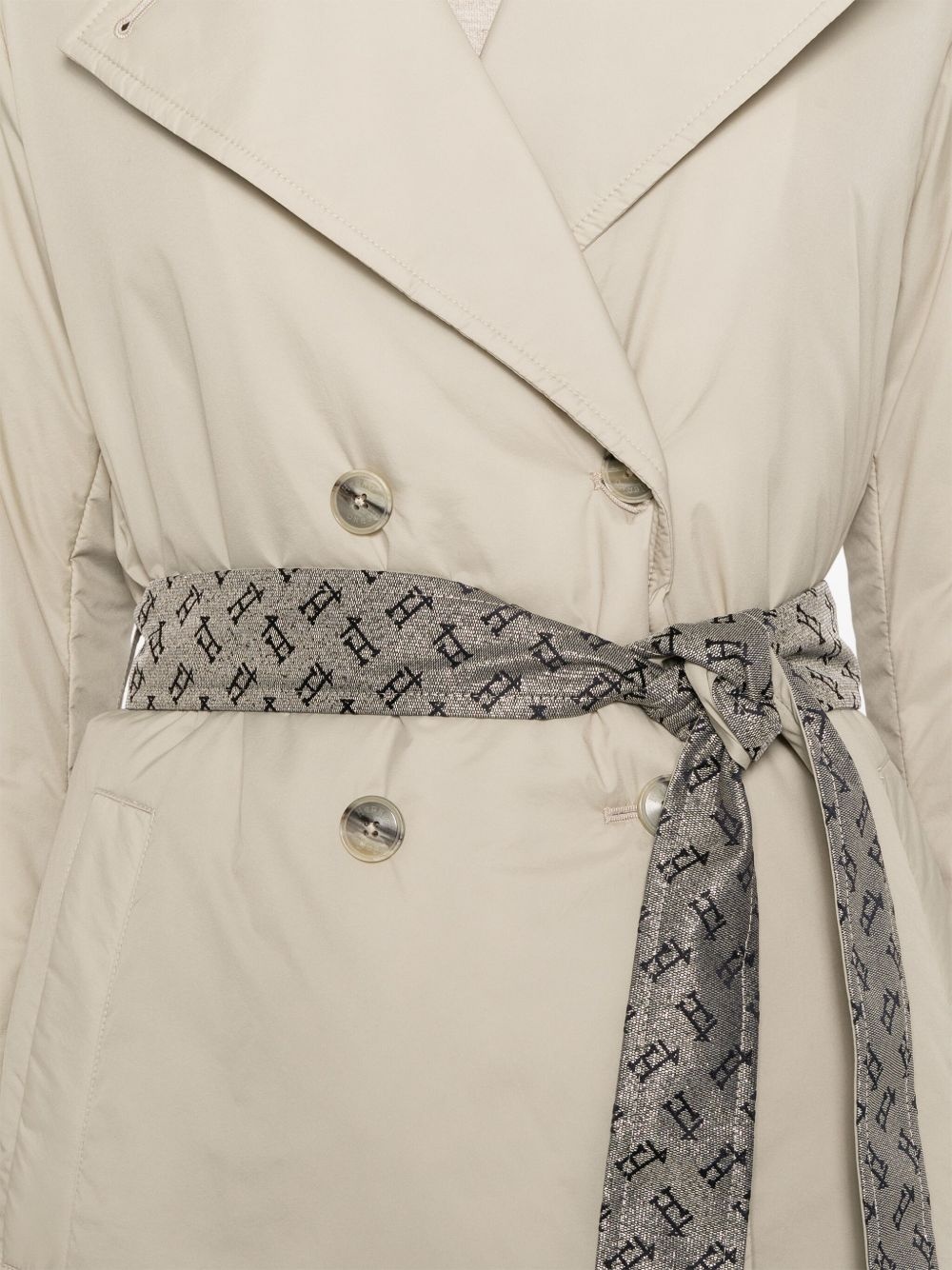 belted trench coat - 6