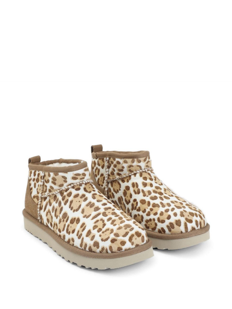 UGG leopard print mini boots outlook