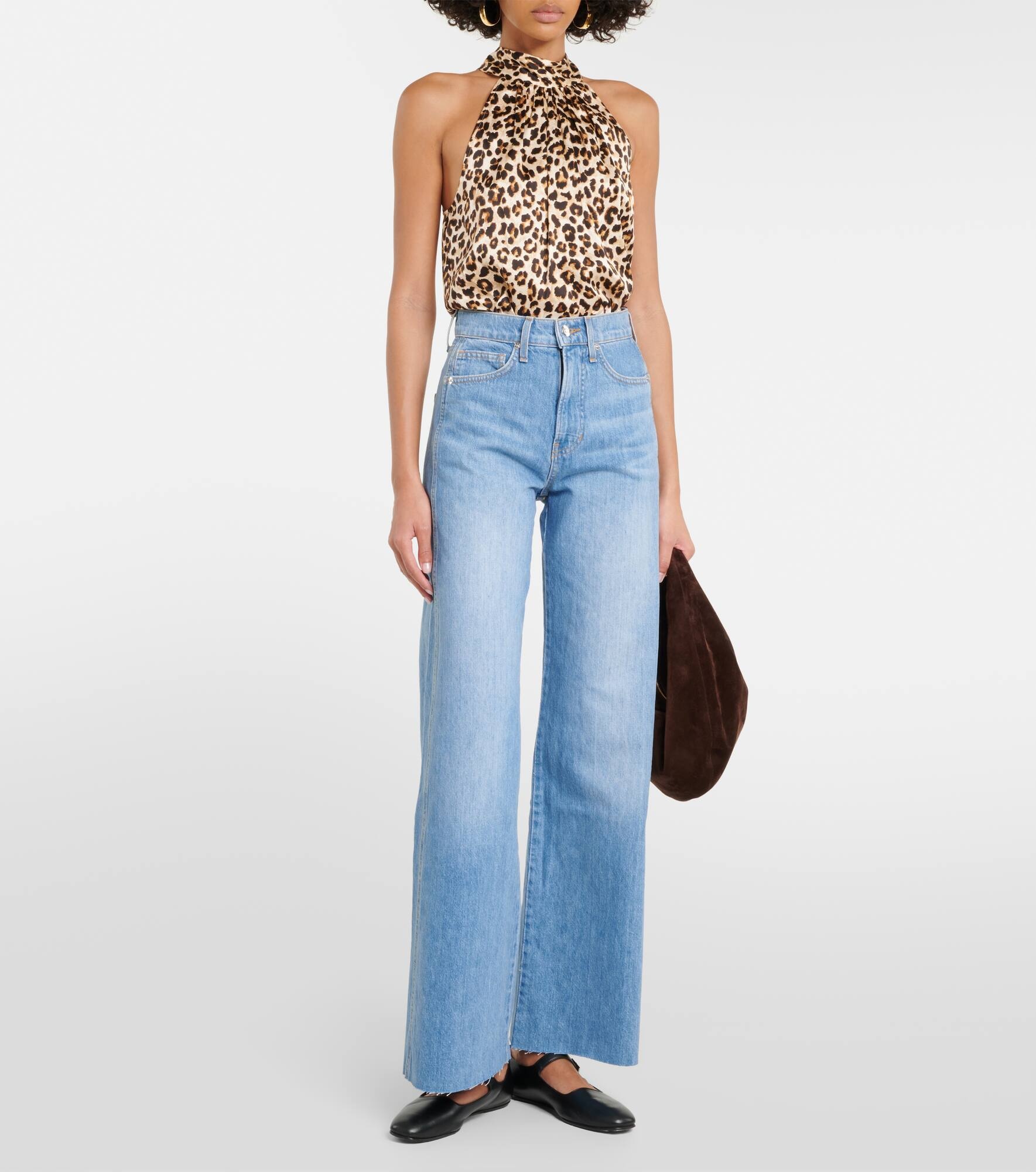 Taylor high-rise wide-leg jeans - 7