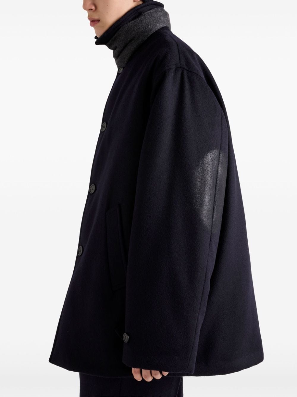 wool caban jacket - 5