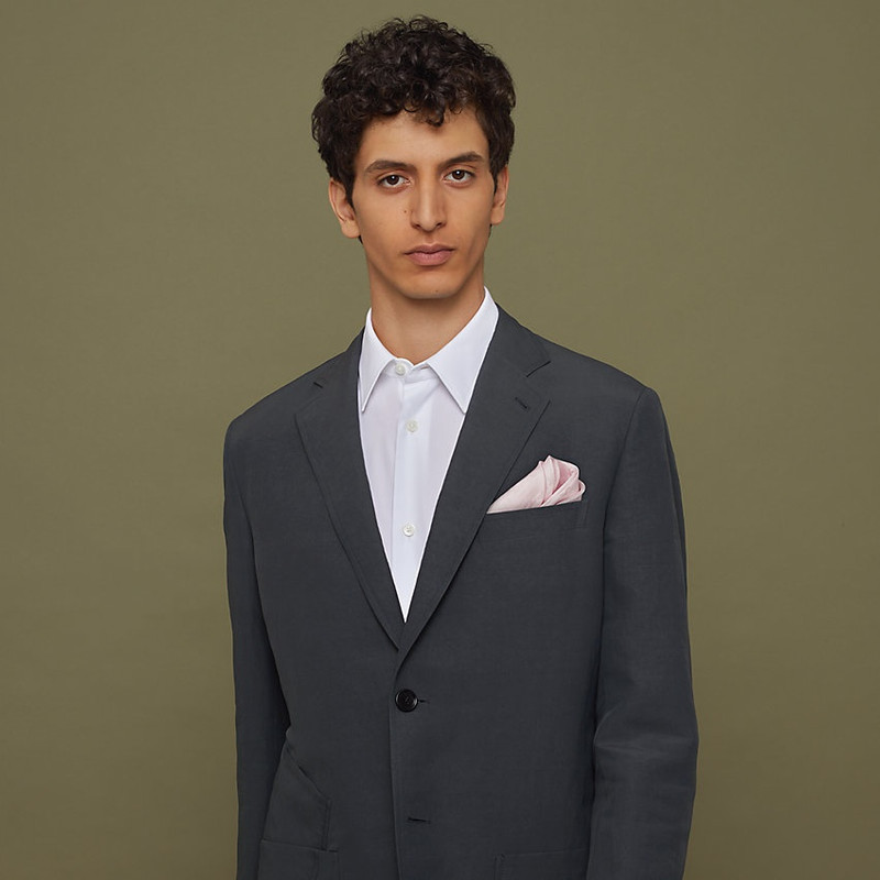 Hermès H Dedale pocket square 45 outlook