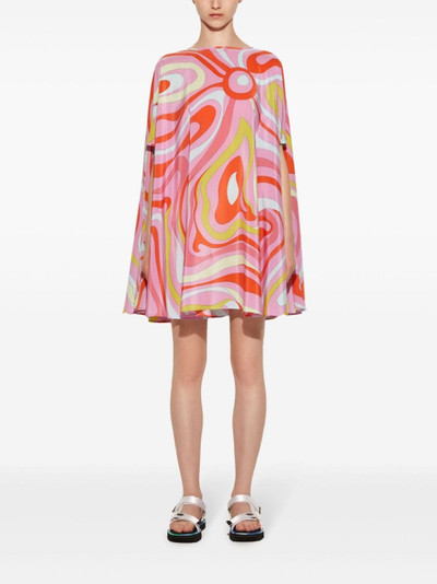 PUCCI Marmo-print silk dress outlook