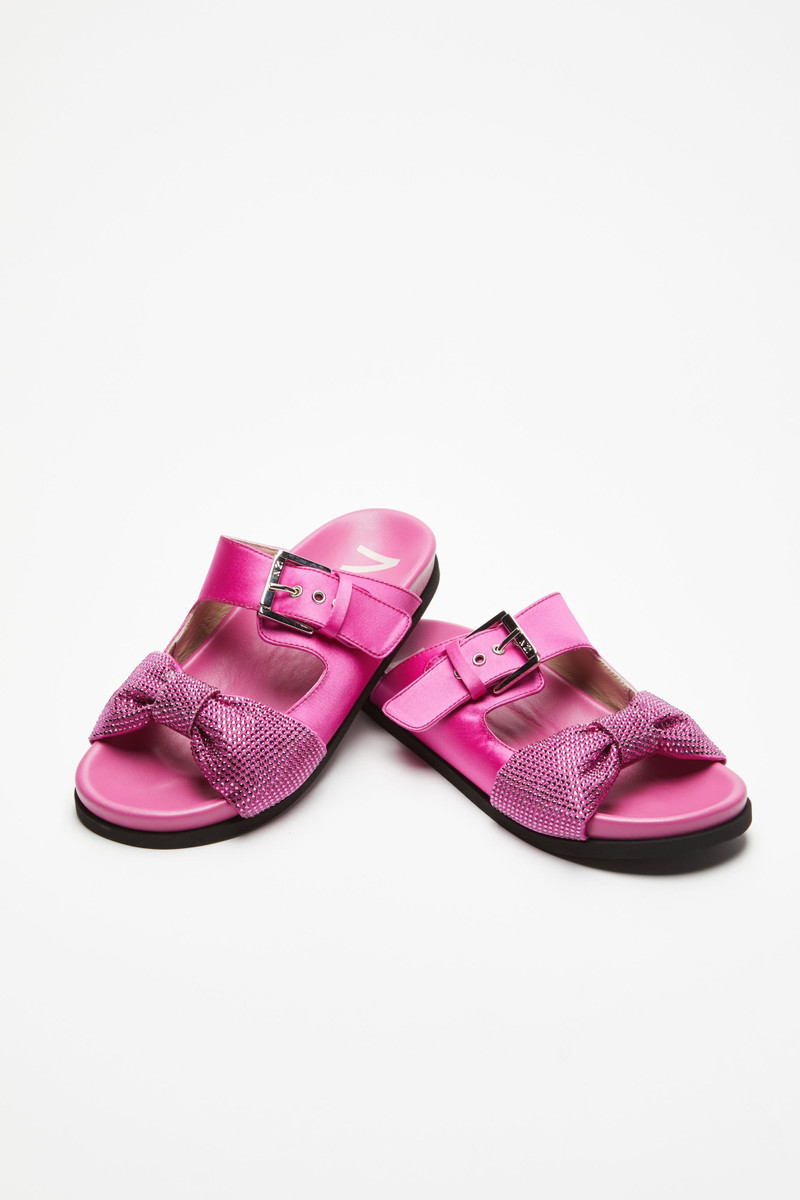 CRYSTAL BOW-EMBELLISHED SANDALS 4