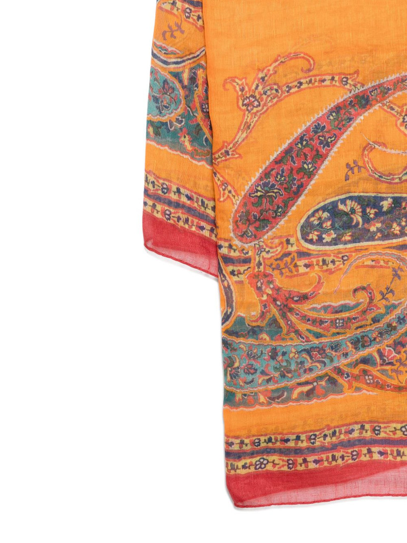 Etro paisley-print scarf outlook
