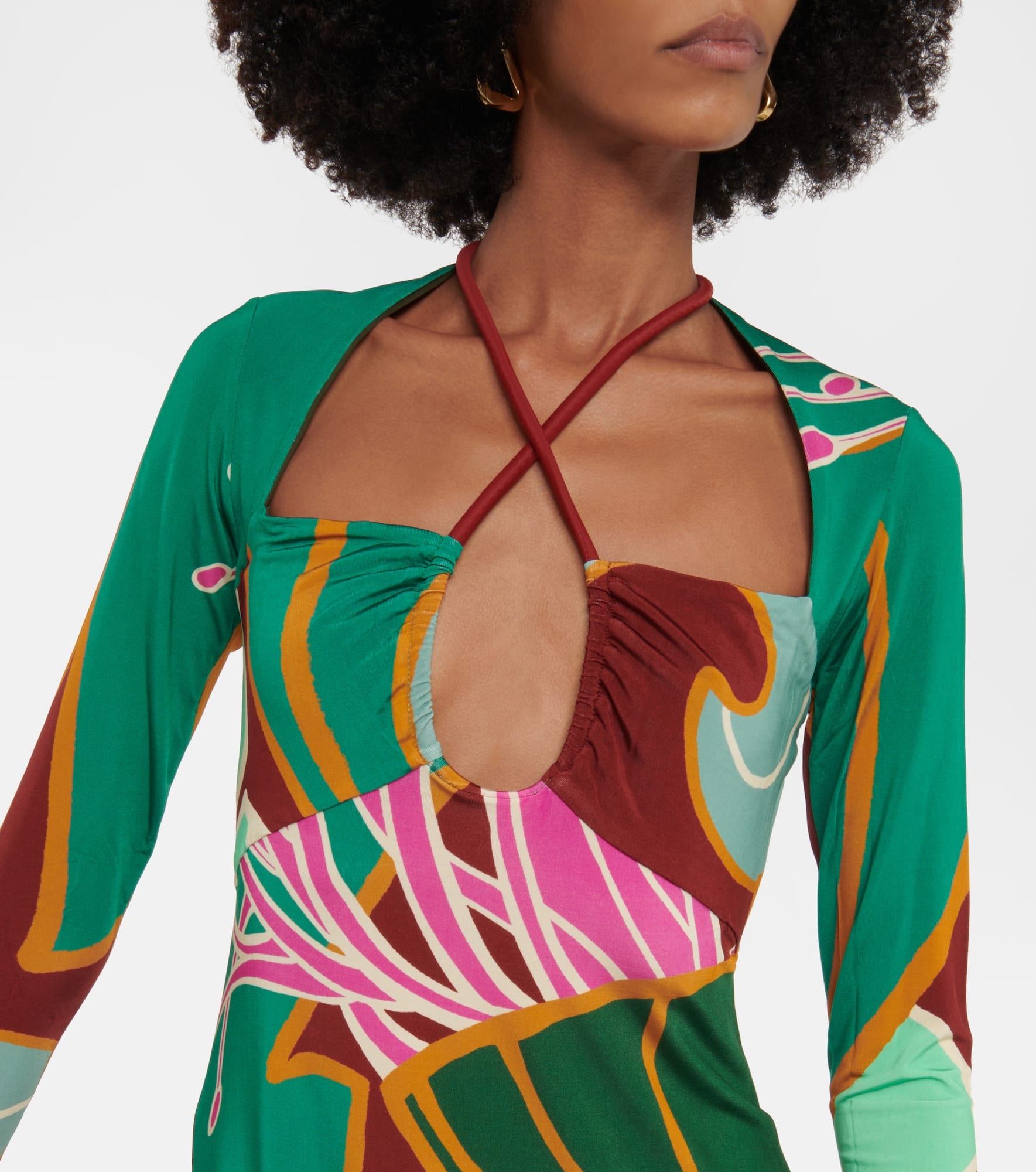Printed maxi dress - 4