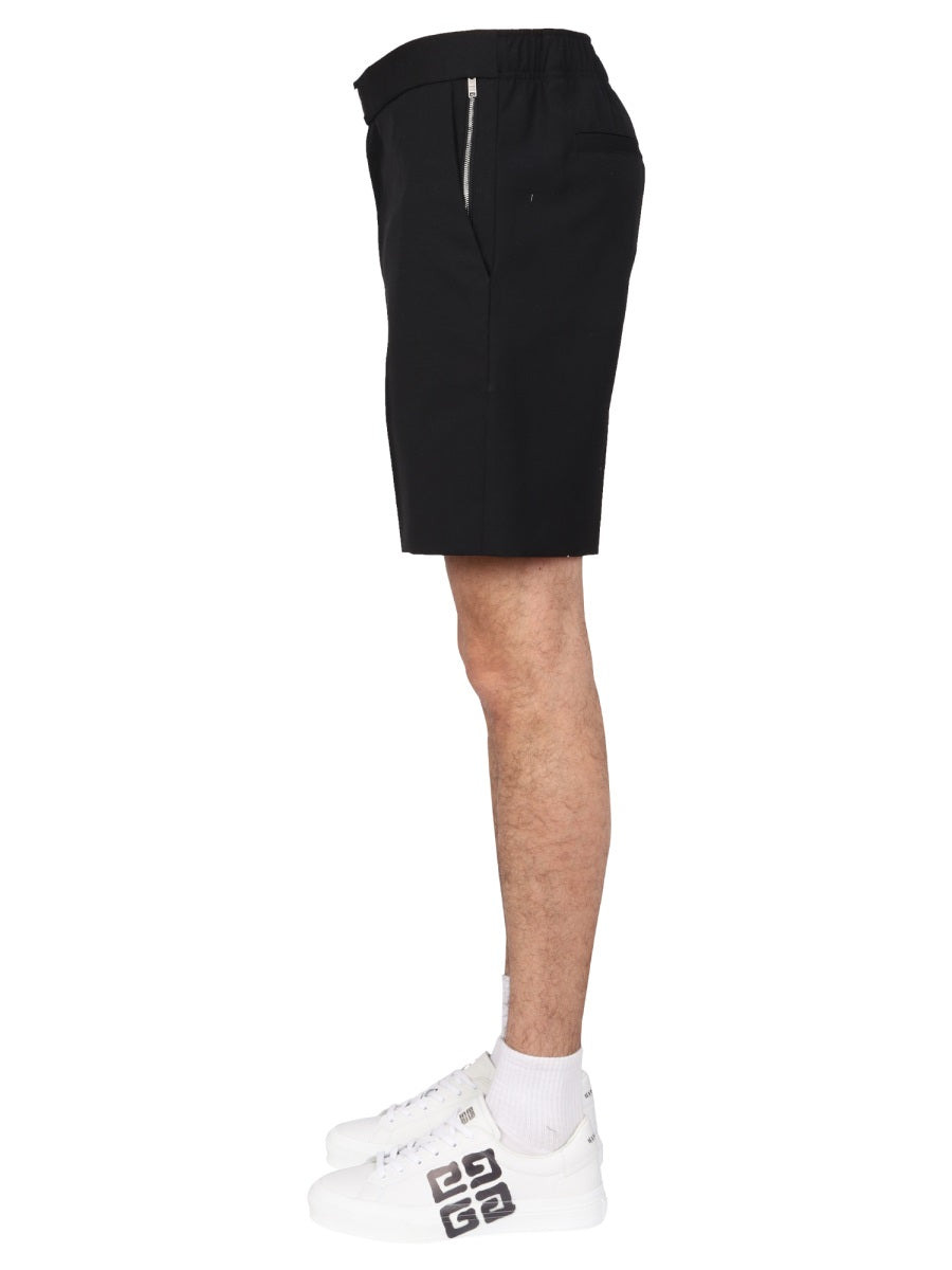 Givenchy Men Logo Bar Bermuda Shorts - 2