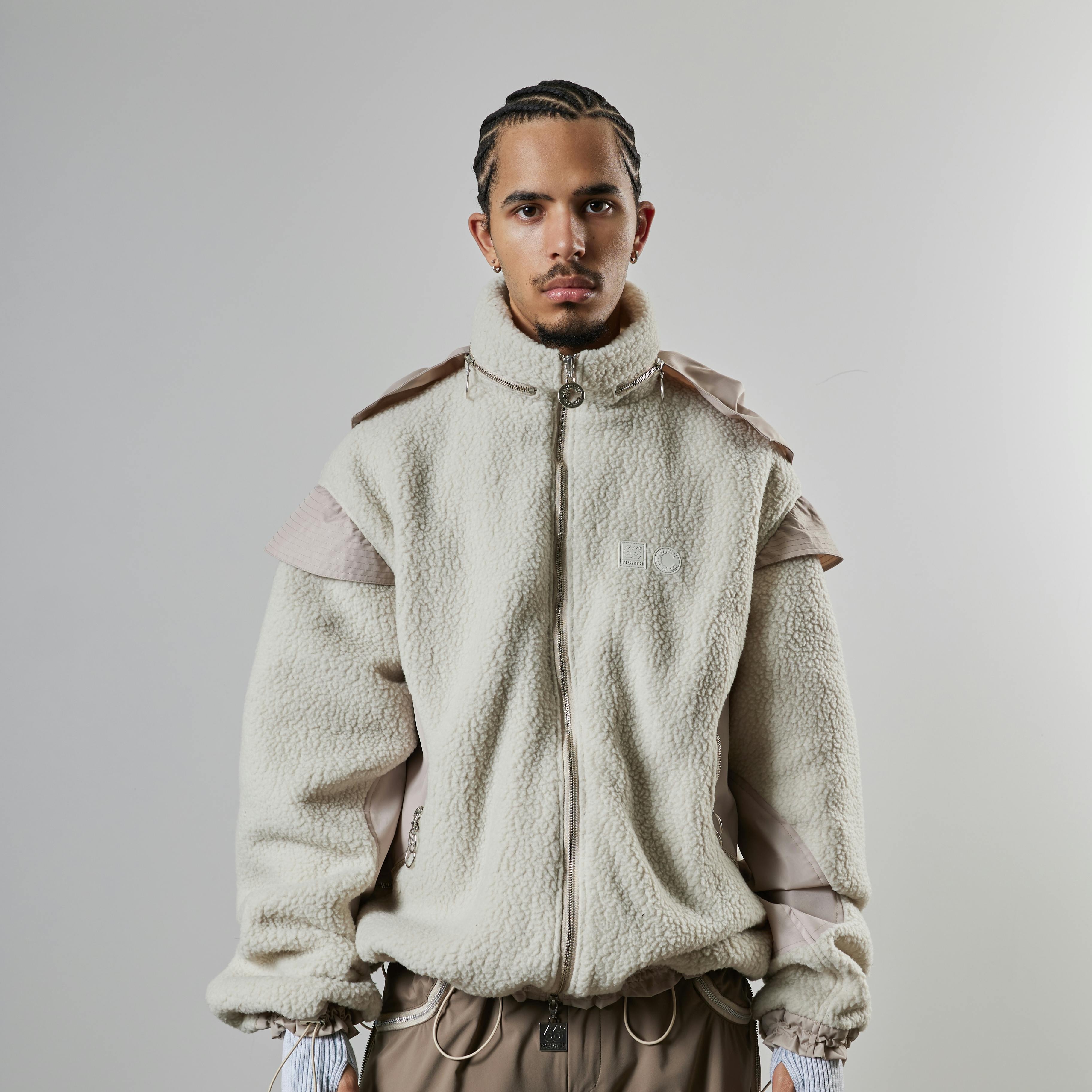 66°North x Charlie Constantinou Hybrid Shearling Jacket (Unisex) - 3
