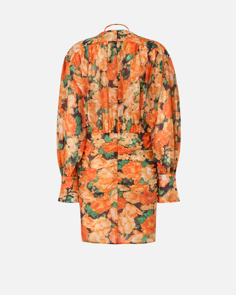 PINKO BOTANIC GARDEN FLORAL-PRINT MINI DRESS outlook