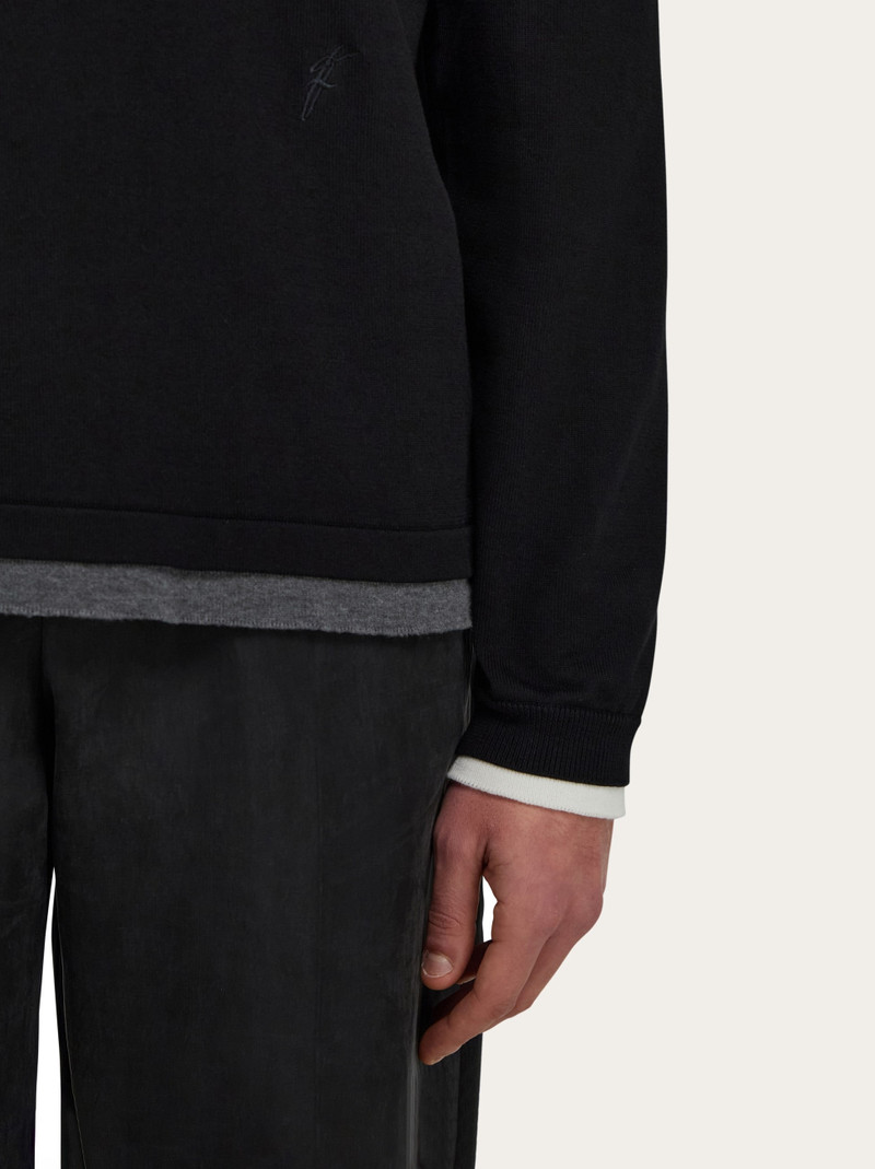 Layered long sleeved polo 4