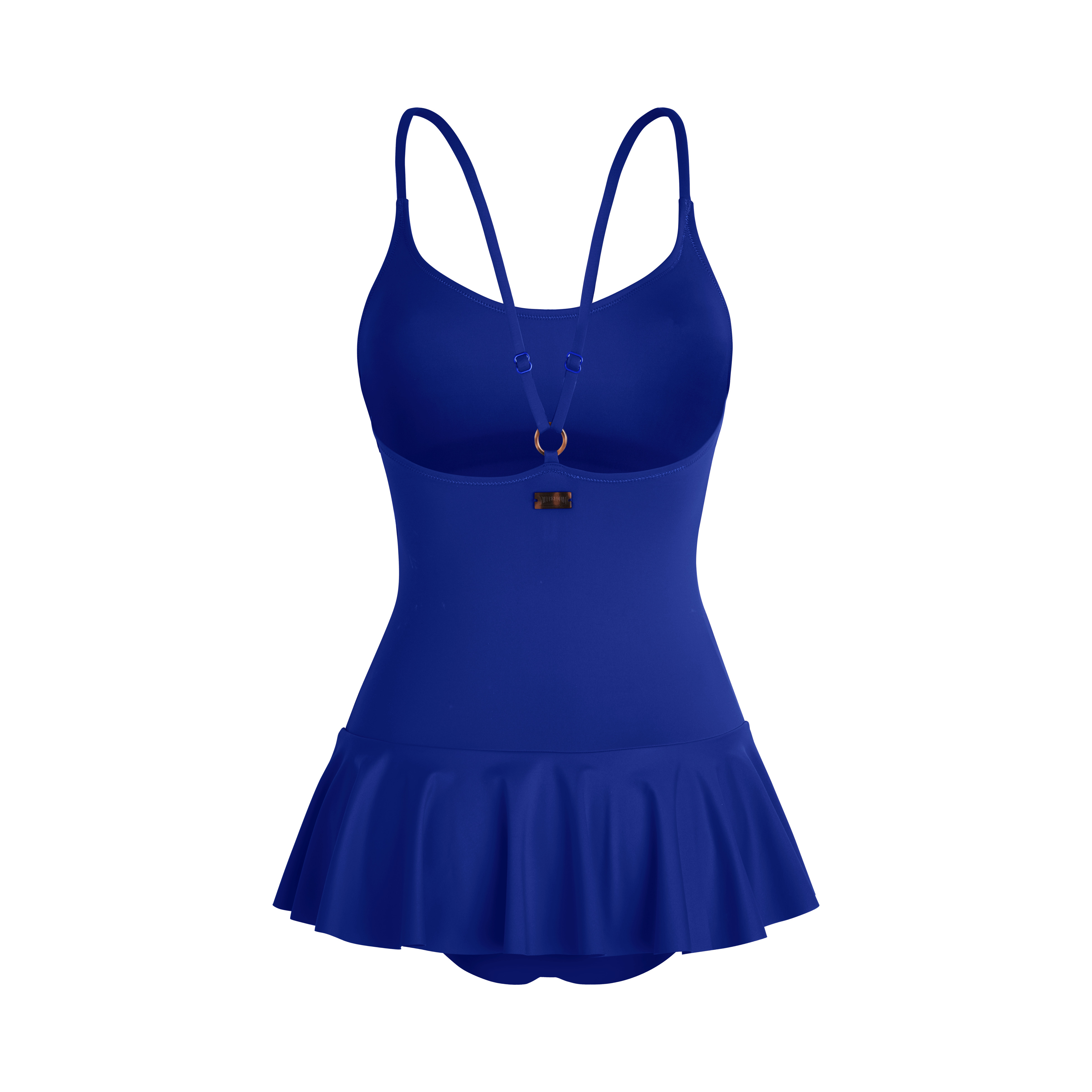 Women One-piece Swimsuit Solid - 2