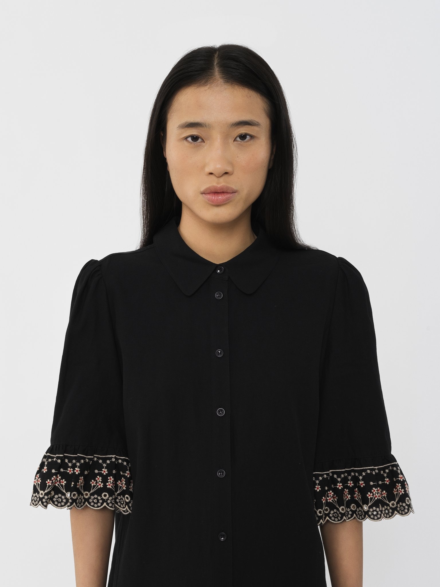 EMBELLISHED SHIRT DRESS - 5