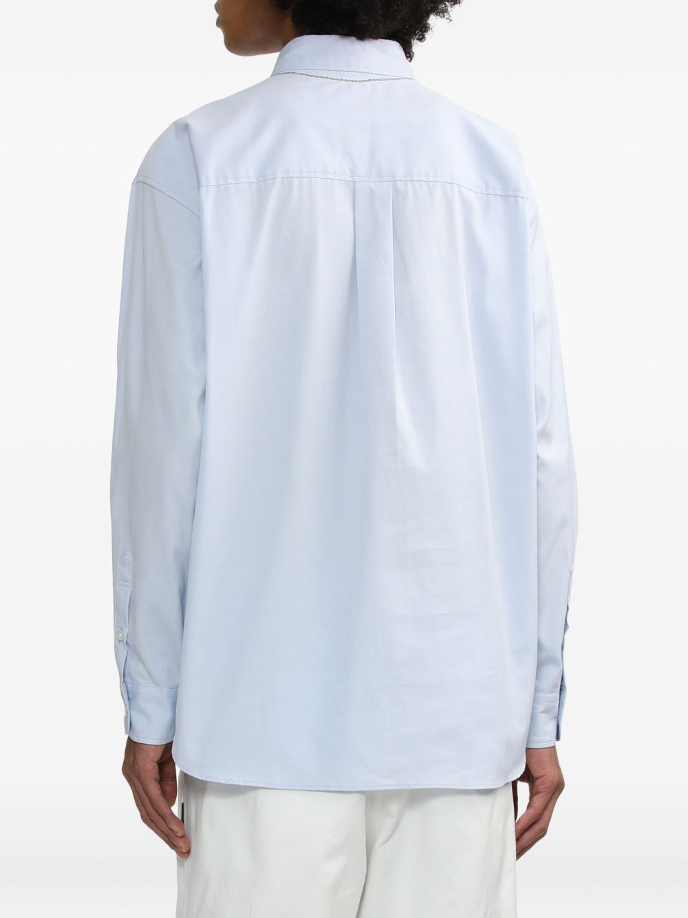 long-sleeve button-down shirt - 4
