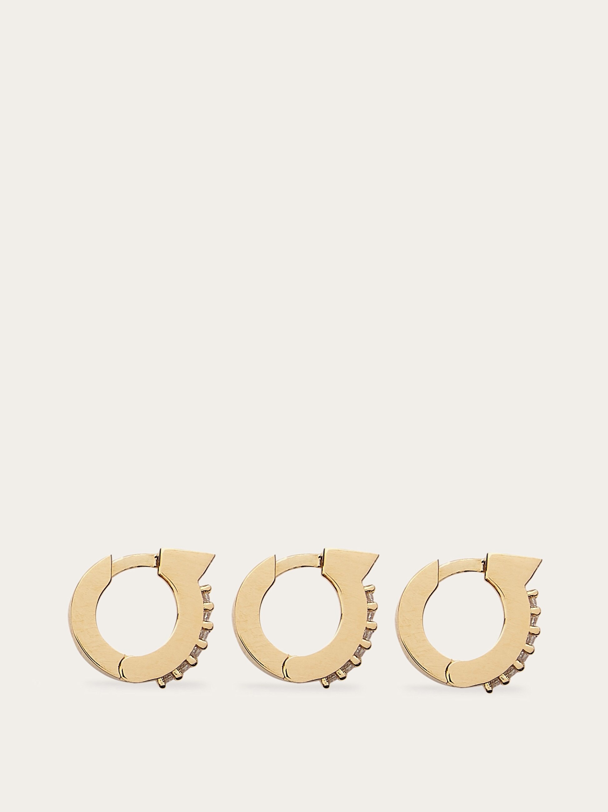 Gancini mini earrings set - 1