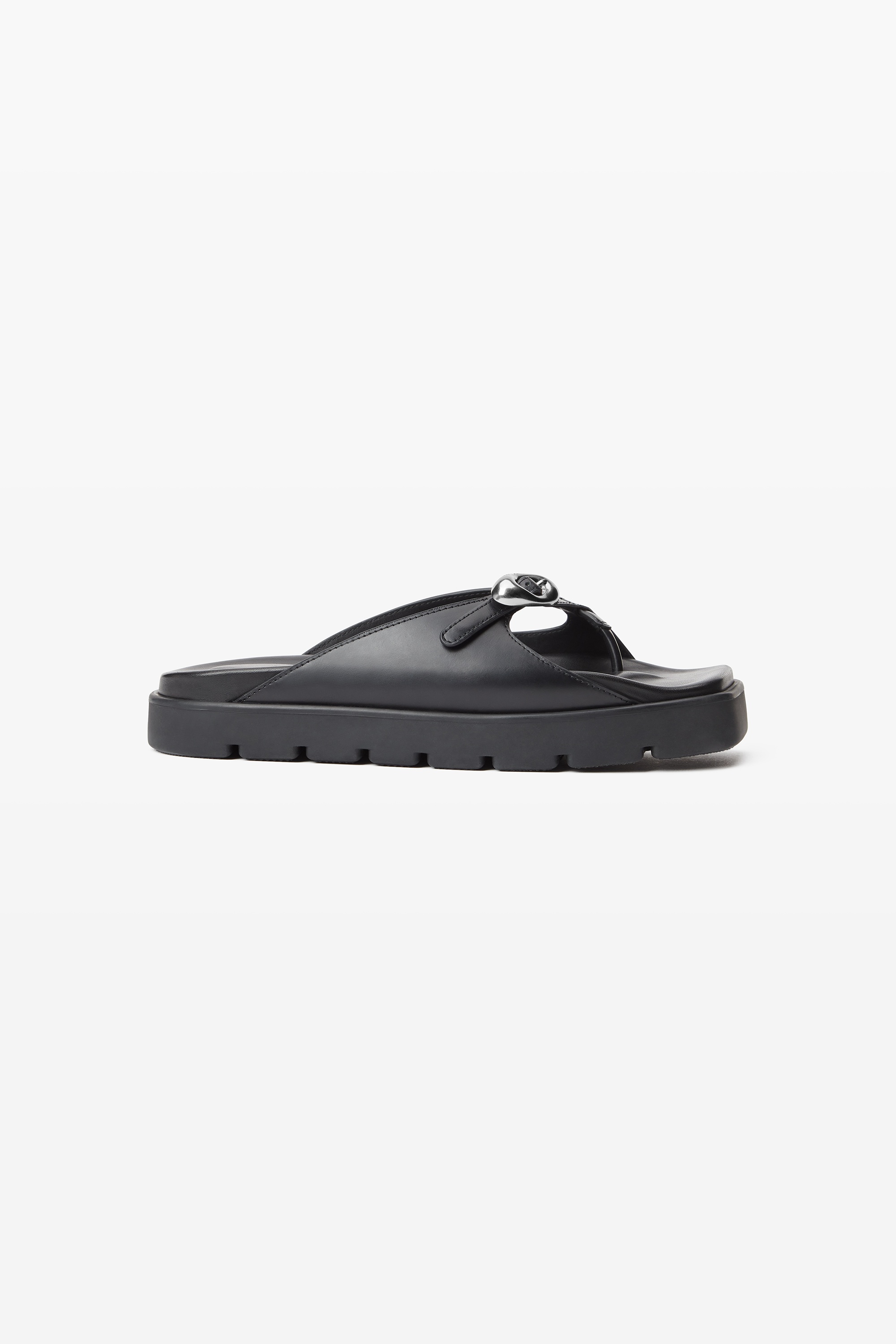 Alexander Wang Dome Flatform Leather Sandal | REVERSIBLE