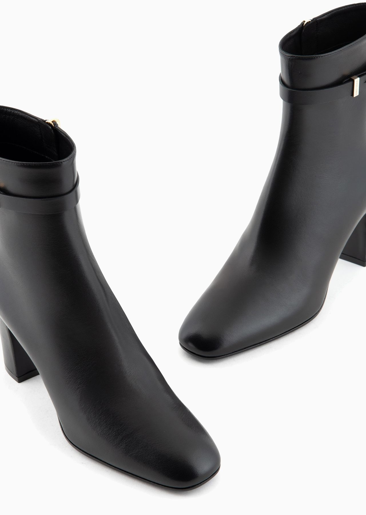 Nappa-leather heeled ankle boots - 5