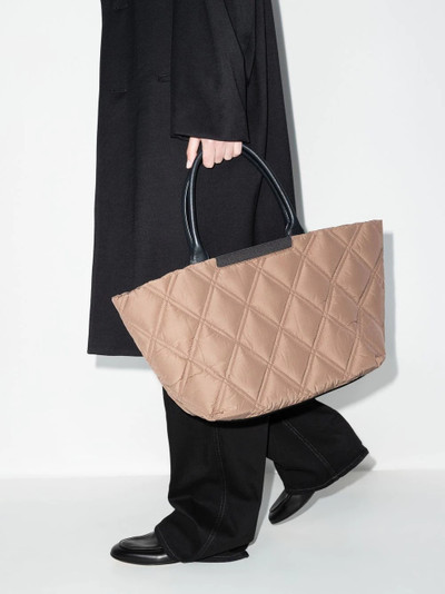 Brunello Cucinelli quilted tote bag outlook