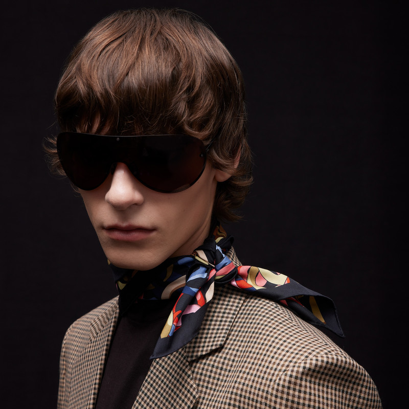 GUCCI Printed silk pocket square outlook