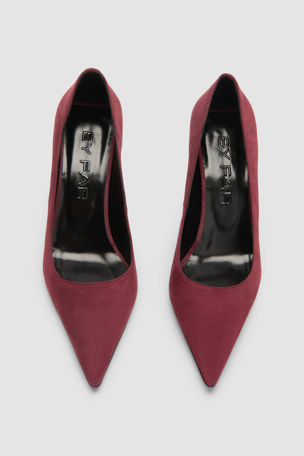 Viva Sour Cherry Suede Leather Pump - 3