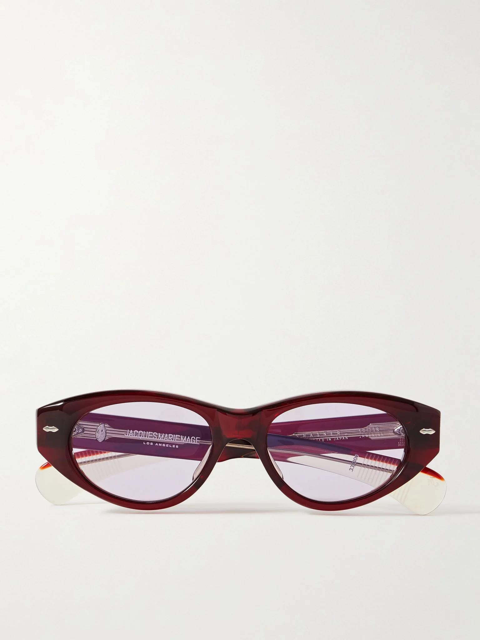 Krasner cat-eye acetate sunglasses Tortoiseshell - 1