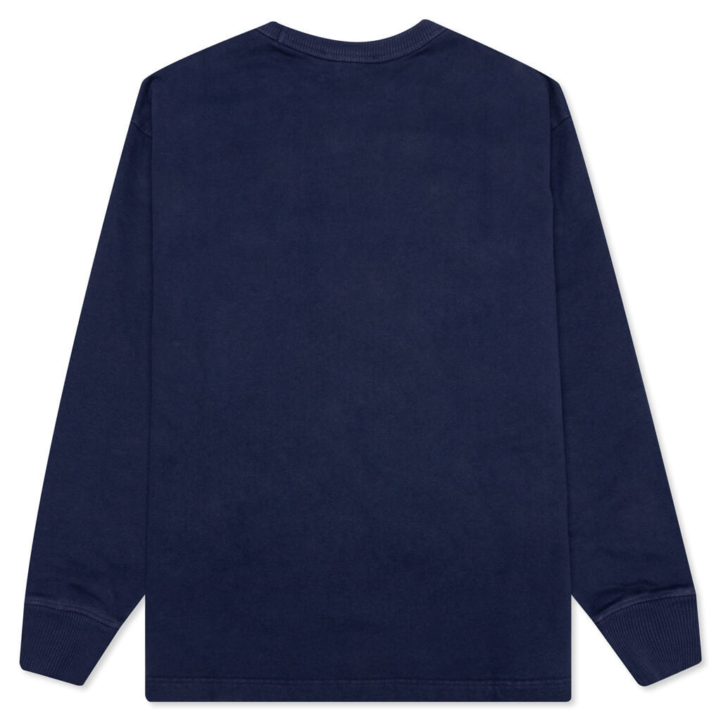 ACNE STUDIOS LOGO SWEATSHIRT - INDIGO BLUE - 2