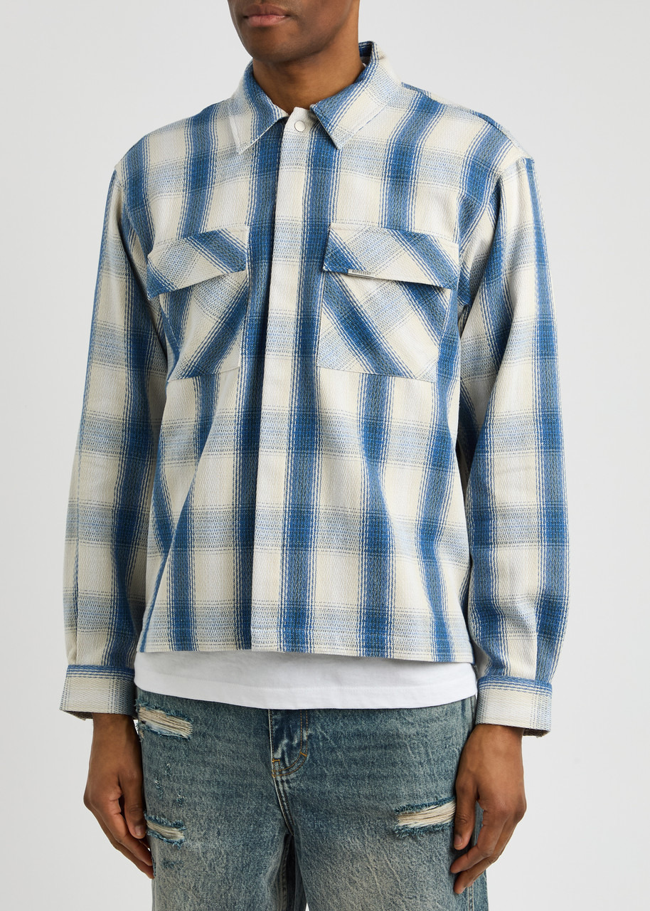 Represent Season Checked Cotton-blend Shirt - 2