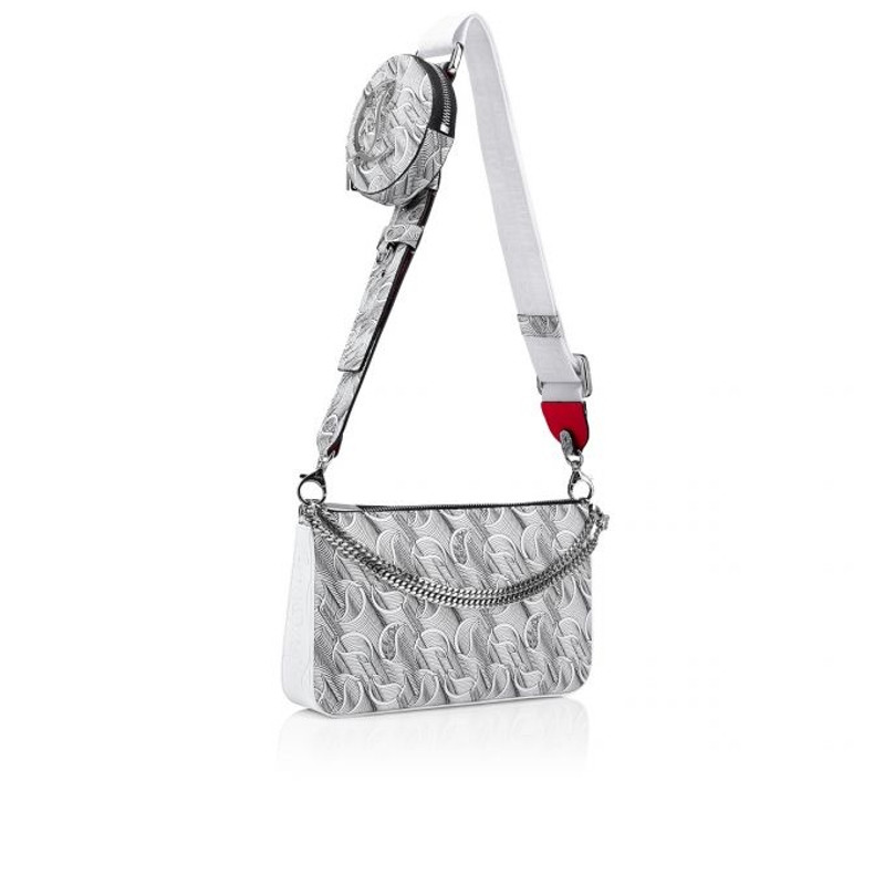 Christian Louboutin Loubila Hybrid WHITE-BLACK/BIANCO/BIANCO outlook