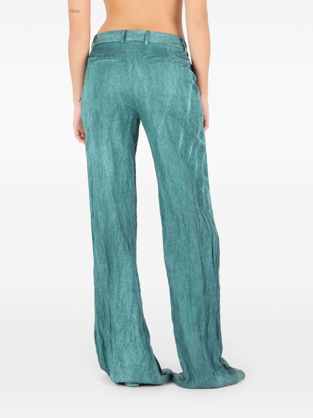 crease-effect trousers - 3